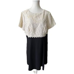 Vintage Gunne Sax Jessica McClintock Lace Dress 80’s Size 14W Made In USA